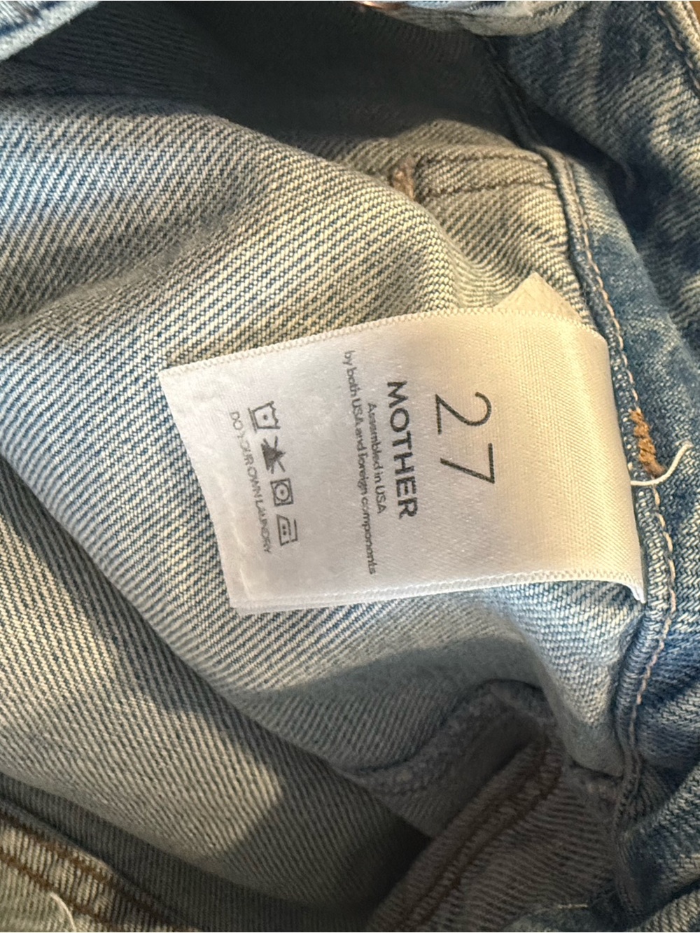 Mother Spinner Cargo Nerdy jeans NWOT size 27 - Picture 5 of 5